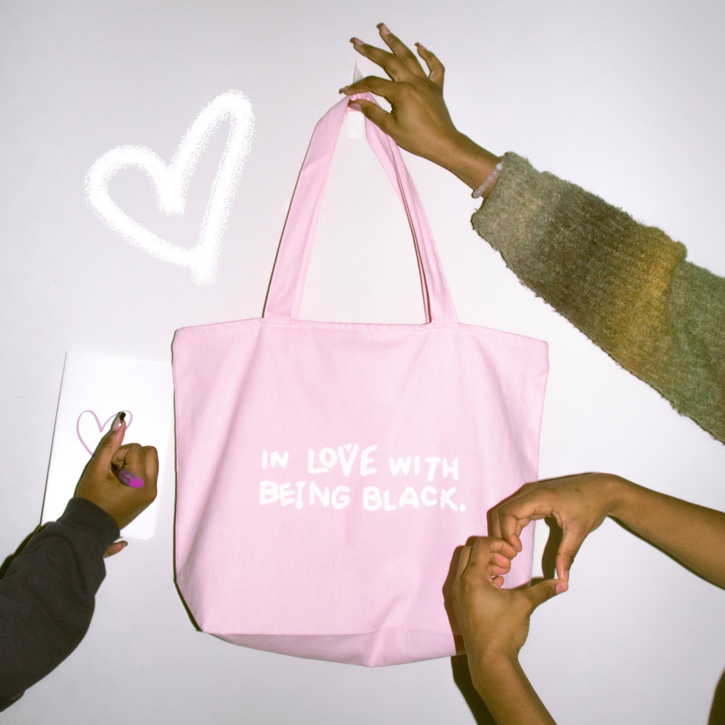 Love Note Bag in Pink